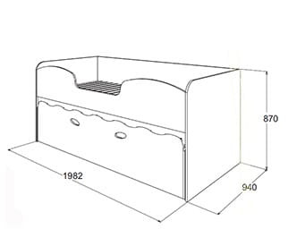 Детская Кровать "Олимп 111"