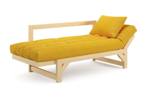 Диван кушетка Амбер желтый