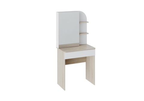 Туалетный стол Майя дуб сонома / белый ясень