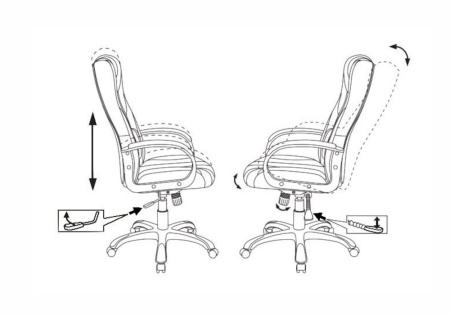 Кресло игровое Zombie 9 черное / серое