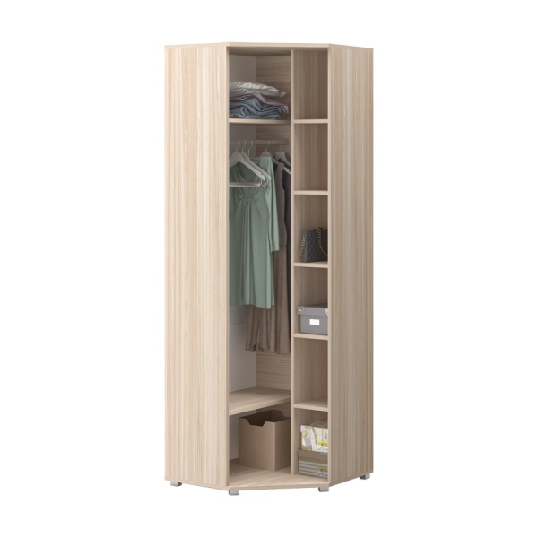 Шкаф Угловой Вавилон-9 ЛДСП (0,8*2,14*0,8)/Разные Цвета