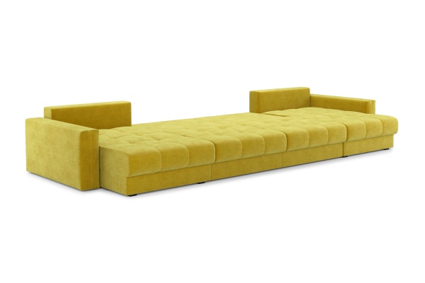 Диван п-образный тик-так Монарх М2О2 горчичный