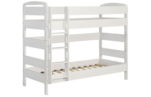 Детская Кровать Массив-Эко Школьник Двухъярусная/Разные Цвета Ш-860 х Г-2060 х В-1640 мм